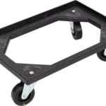 ESD ABS trolley, 620x420mm, black, high capacity