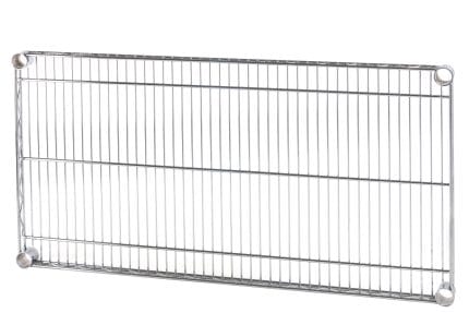 Chrome wire shelf, 610x1520mm, replacement board