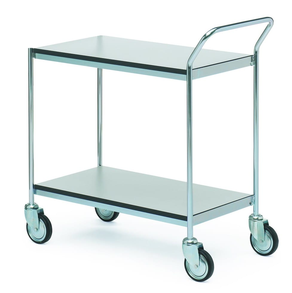 ESD Zinc-Coated Trolley 1140x460x980mm ESD zinc-coated trolley with handle, 1140x460x980mm