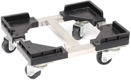 ESD trolley for magazines, 385x350x155mm, stainless steel