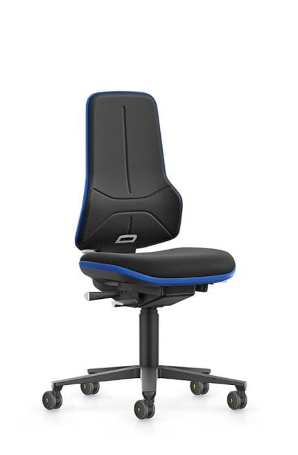 ESD neon XXL chair duotec fabric castors 43-202-0124 height adjustment 470-640 mm