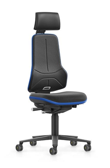 ESD neon XXL chair supertec castors 43-202-0125 height adjustment 470-640 mm