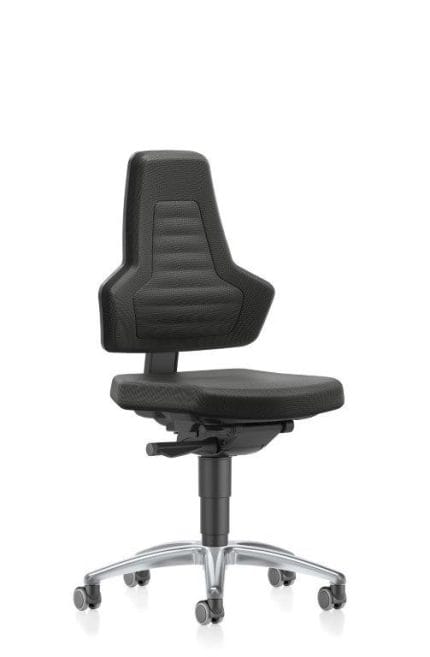 ESD ergonomic chair black fabric castors 43-203-0001 height adjustment 450-600 mm