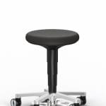 ESD cleanroom stool black castors 43-204-0100 height adjustment 450-650 mm
