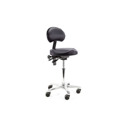 ESD Ergo Shape chair, adjustable lumbar support, aluminium base