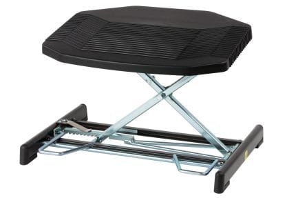 ESD standard footrest, dissipative, adjustable