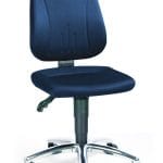 ESD comfort chair blue fabric castors 43-201-0020 height adjustment 440-590 mm
