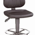 ESD comfort chair black fabric glides foot ring 43-201-0140 height adjustment 580-850 mm