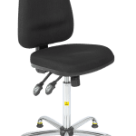 ESD Comfort Chair Premium Gray height adjustment 625–880 mm