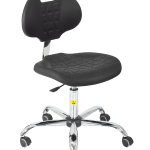ESD polyurethane chair RS-K4ESD-A Standard Black height adjustment 440-570 mm