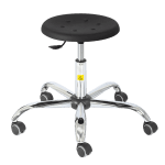 ESD polyurethane stool chair RS-K5ESD-A Standard Black height adjustment 430-555 mm