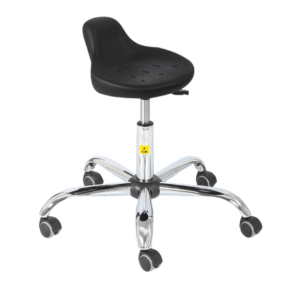 ESD polyurethane hoker chair RS-K6ESD-A Standard Black height adjustment 430-555 mm