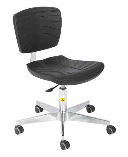ESD polyurethane comfort chair RS-K9ESD-A Standard Black height adjustment 430-560 mm
