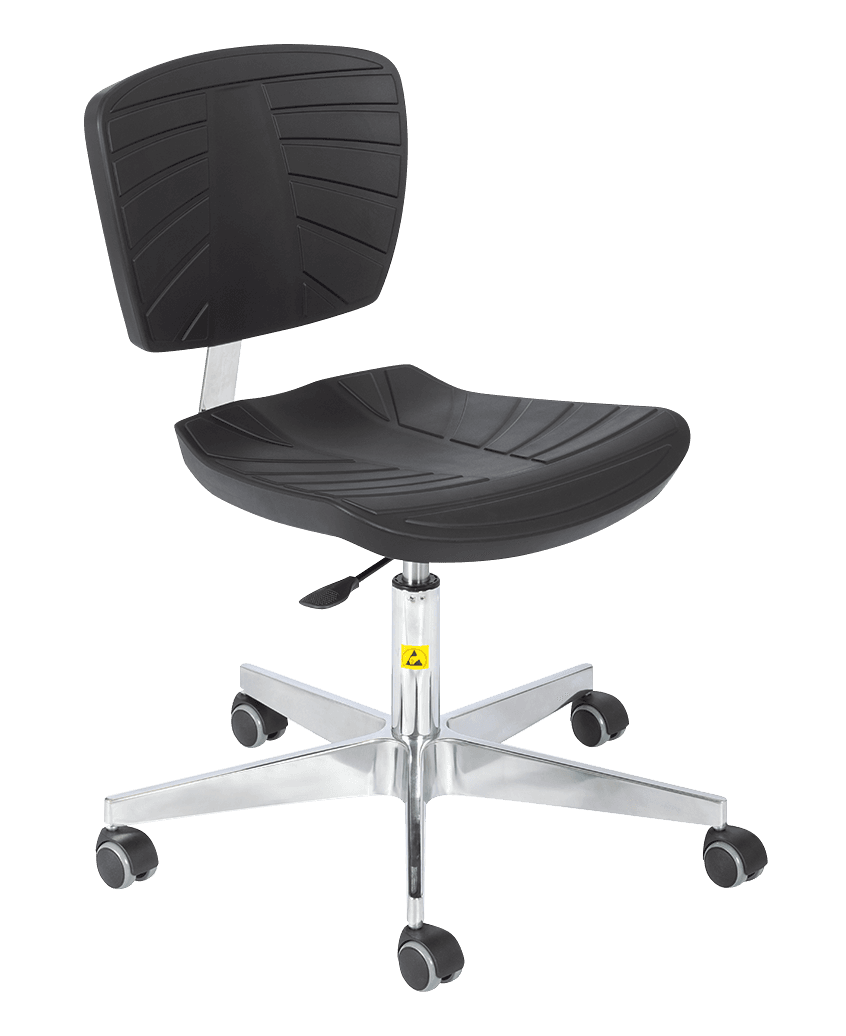 RS-K9ESD-A ESD polyurethane comfort chair RS-K9ESD-A Standard Black height adjustment 430-560 mm