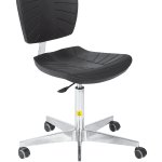 ESD Polyurethane Comfort Chair Premium Blue height adjustment 510–700 mm