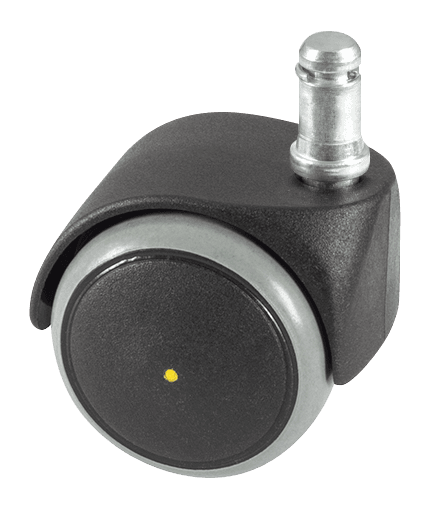 ESD chair castor RS-KCZ/K1 grey rubber tyre 50mm