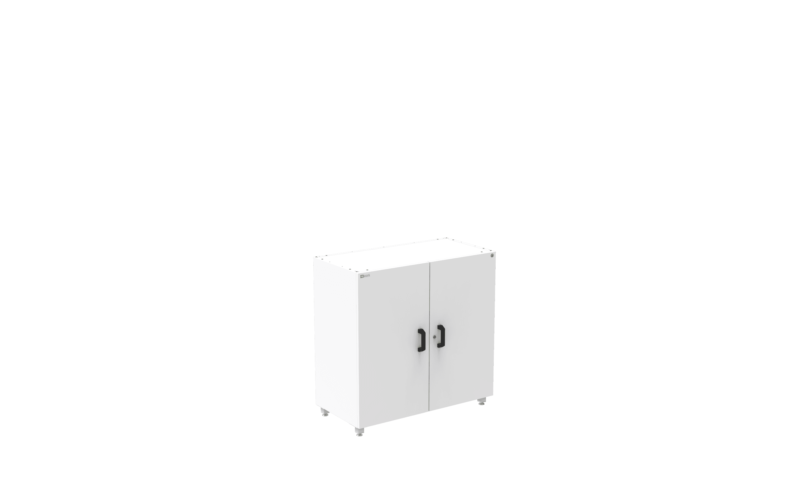 RT-CA-ESD-100-100-3S-T ESD low cabinet steel shelf RT-CA/ESD/100/100/3S/T 1000x1000x500 mm