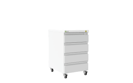 ESD mobile container 4 lockable drawers RT-DC/ESD/40/65-4
