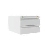 ESD Suspended Container – 2 Lockable Drawers Silent