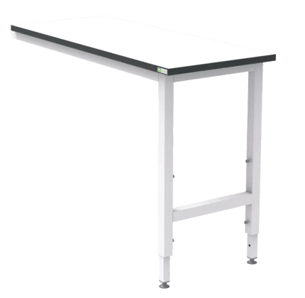 ESD worktable add-on manual H-type RT-H/M/ESD/120/50/ADD 1200x500 mm