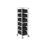 ESD eurobox trolley steel shelf RT-TE/ESD/60/70/T-6 2000x586x714 mm