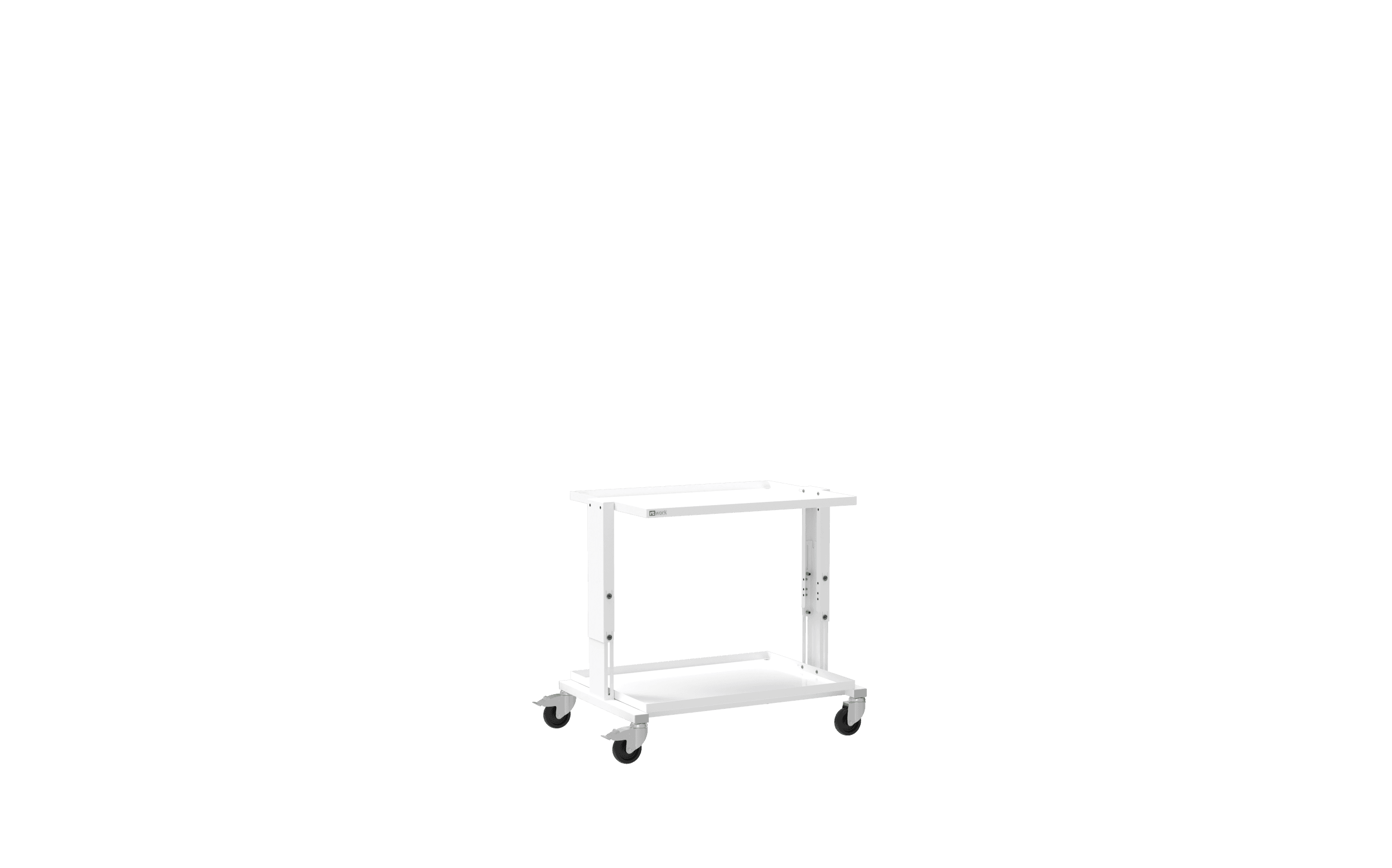 RT-TT_ESD_90_62_T-2 ESD technical trolley steel shelf RT-TT/ESD/90/62/T-2 900x625 mm