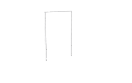 ESD vertical upright frame RT-VU/ESD/120/180/H 1200 mm