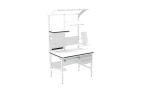 ESD Workbench – Manual H-Type 1200×800 mm Ergonomic - Image 2