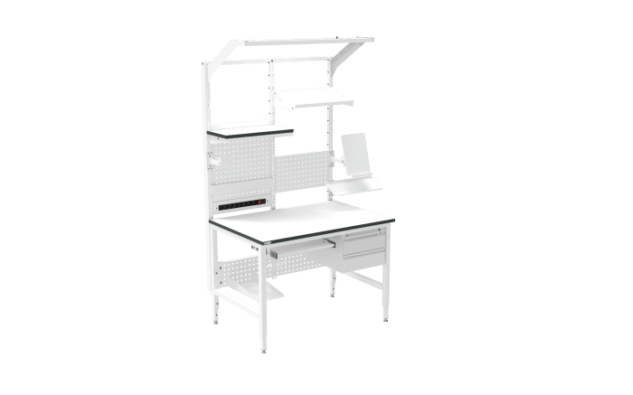 ESD Workbench – Manual H-Type 1200×800 mm Ergonomic - Image 2