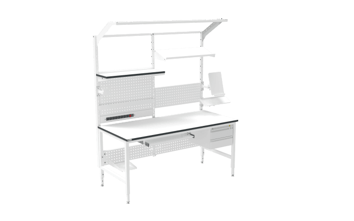 ESD Workbench – Manual H-Type 1800×800 mm Ergonomic - Image 2