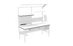 ESD Workbench – Manual H-Type 2000×800 mm Rectangular - Image 2