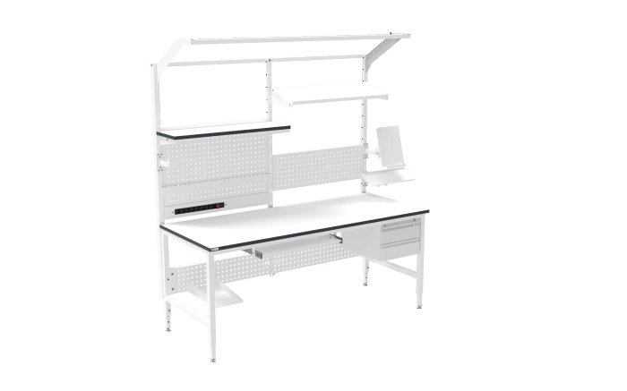 ESD Workbench – Manual H-Type 2000×800 mm Rectangular - Image 2