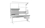 ESD Workbench – Electric L-Type LD 2000×800 mm Rectangular - Image 2