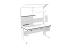 ESD Workbench – Manual L-Type 1800×800 mm Ergonomic - Image 2