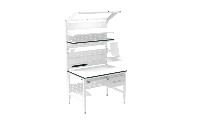 ESD Workbench – Manual H-Type 1200×800 mm Ergonomic - Image 3