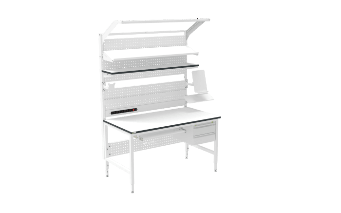 ESD Workbench – Manual H-Type 1500×800 mm Rectangular - Image 3