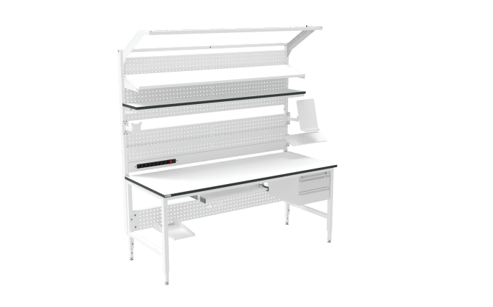 ESD Workbench – Manual H-Type 2000×800 mm Rectangular - Image 3