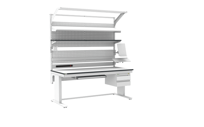 ESD Workbench – Electric L-Type HD 1800×800 mm Ergonomic - Image 3