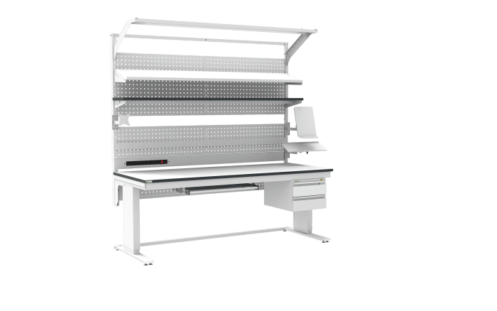 ESD Workbench – Electric L-Type LD 2000×800 mm Rectangular - Image 3