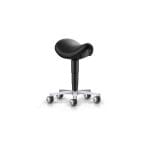 Cleanroom Saddle Stool Configurable: Seat Height Adjustment