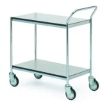 ESD Zinc-Coated Trolley with Handle 1140x460x980mm