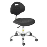 ESD Polyurethane Chair Premium Gray height adjustment 440–570 mm