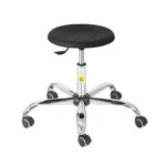 ESD Polyurethane Stool Chair Premium Gray height adjustment 430–555 mm