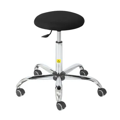RS-K7ESD-B.webp ESD Stool Chair Standard Blue height adjustment 535–715 mm - Image 1