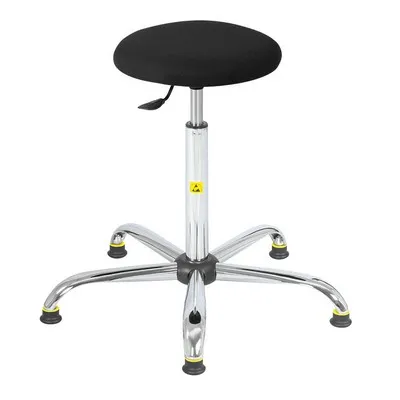 RS-K7ESD-C.webp ESD Stool Chair Economic Gray height adjustment 585–835 mm - Image 1