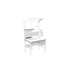 ESD Workbench – Manual H-Type 1200×800 mm Ergonomic - Image 2