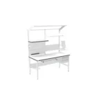 ESD Workbench – Manual H-Type 1800×800 mm Rectangular - Image 2