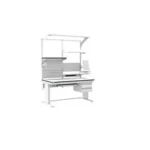 ESD Workbench Electric L-Type LD 1500×800 mm Rectangular - Image 2